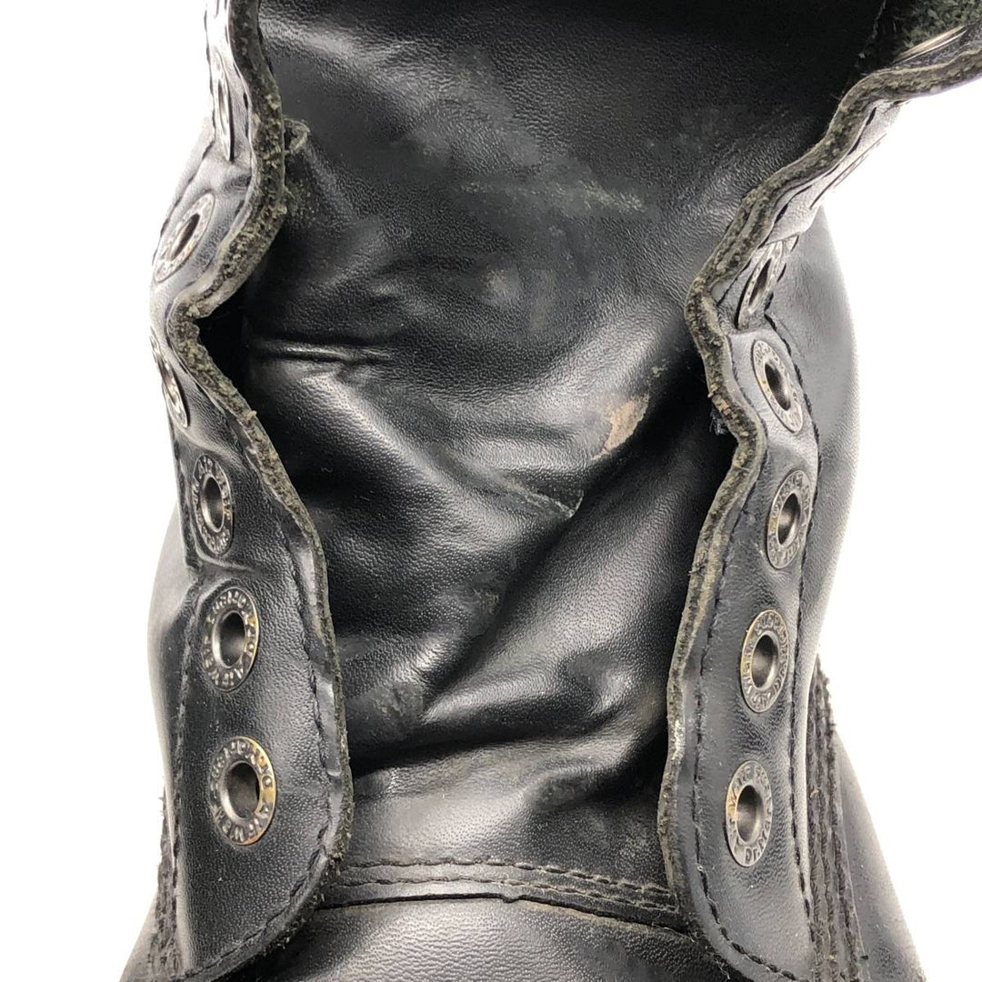 Dr. Martens 10-eye boots Men's 27.0cm unclear black type Vintage Second Hand