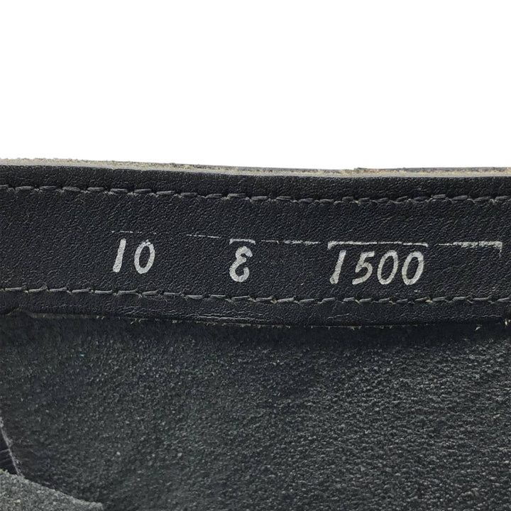 1980s Corcoran Steel Toe Straight Tip Military Jump Boots, Made in USA, Size 10E, Men's Size 11" /saa014530 Men's 28.0cm genuine leather black type Vintage Second Hand