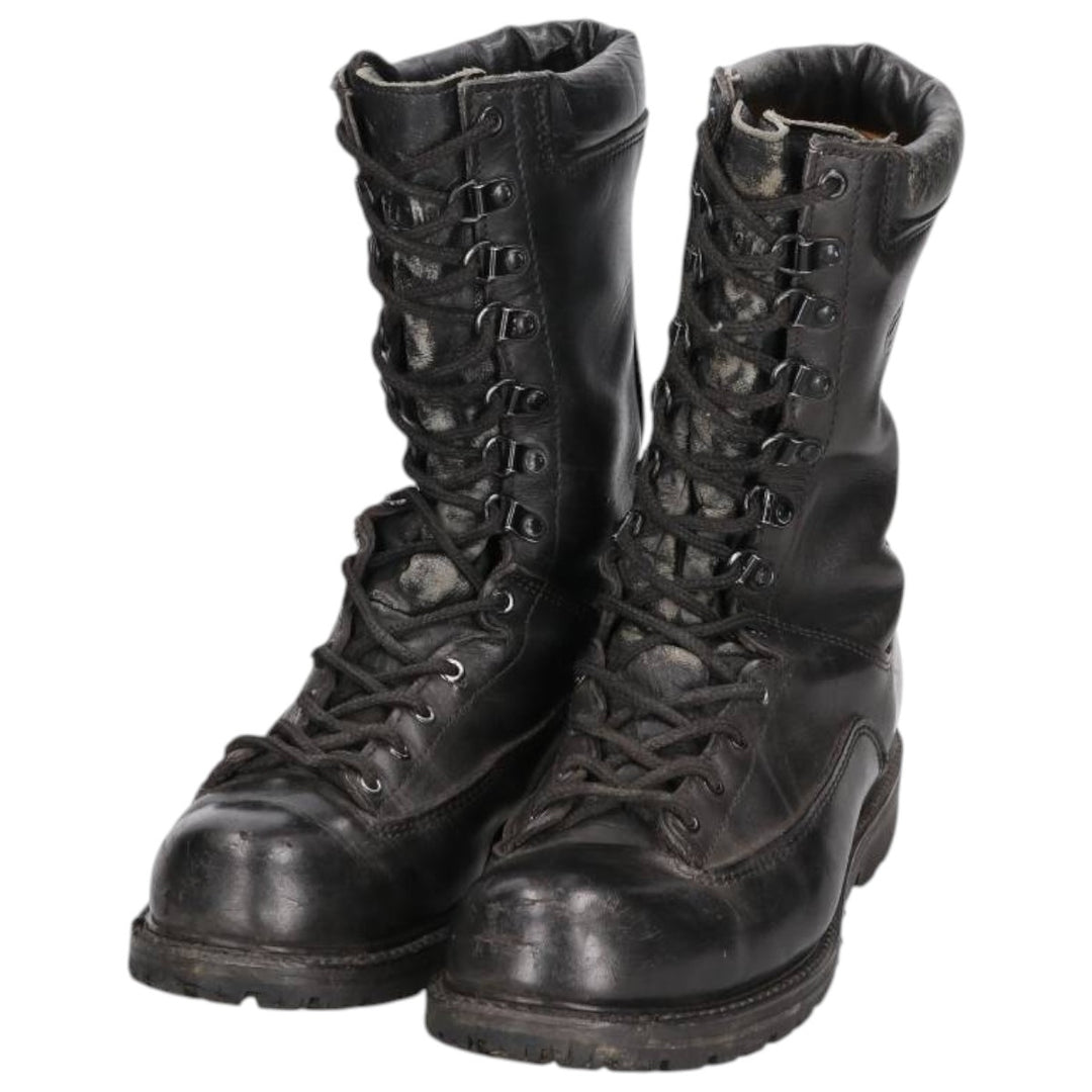 GORE-TEX Steel Toe Work Boots, Made in USA, Size 8, Men's, 10.6" (equivalent) /saa014541 Men's 27.0cm genuine leather black type Vintage Second Hand
