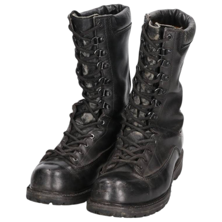 GORE-TEX Steel Toe Work Boots, Made in USA, Size 8, Men's, 10.6" (equivalent) /saa014541 Men's 27.0cm genuine leather black type Vintage Second Hand