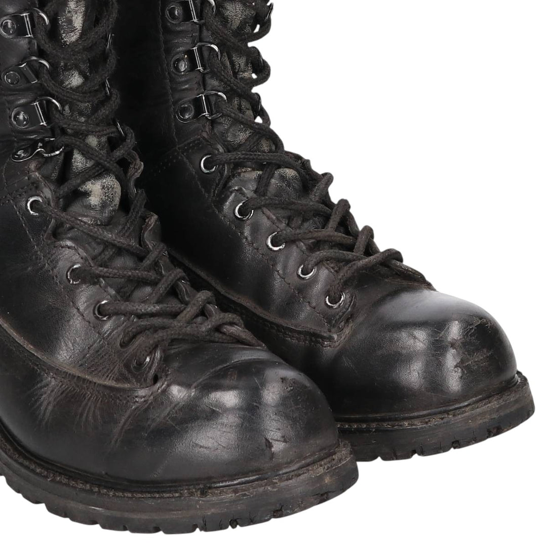 GORE-TEX Steel Toe Work Boots, Made in USA, Size 8, Men's, 10.6" (equivalent) /saa014541 Men's 27.0cm genuine leather black type Vintage Second Hand