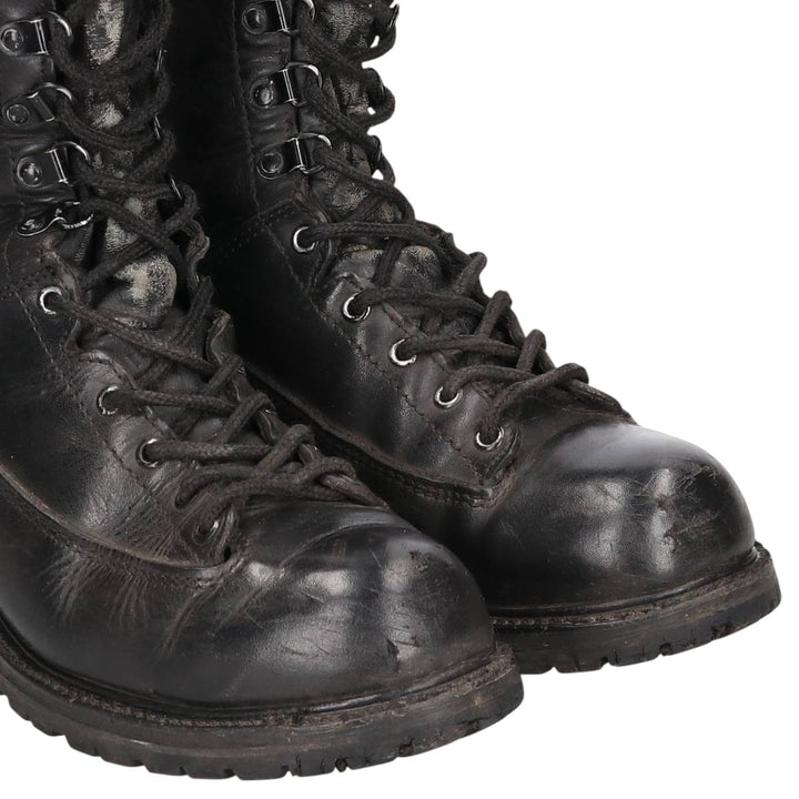 GORE-TEX Steel Toe Work Boots, Made in USA, Size 8, Men's, 10.6" (equivalent) /saa014541 Men's 27.0cm genuine leather black type Vintage Second Hand