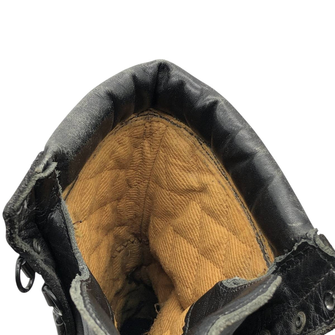 GORE-TEX Steel Toe Work Boots, Made in USA, Size 8, Men's, 10.6" (equivalent) /saa014541 Men's 27.0cm genuine leather black type Vintage Second Hand