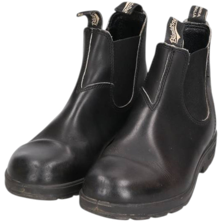 Blundstone Side Gore Boots 6 Women's 25.5cm genuine leather black type Vintage Second Hand