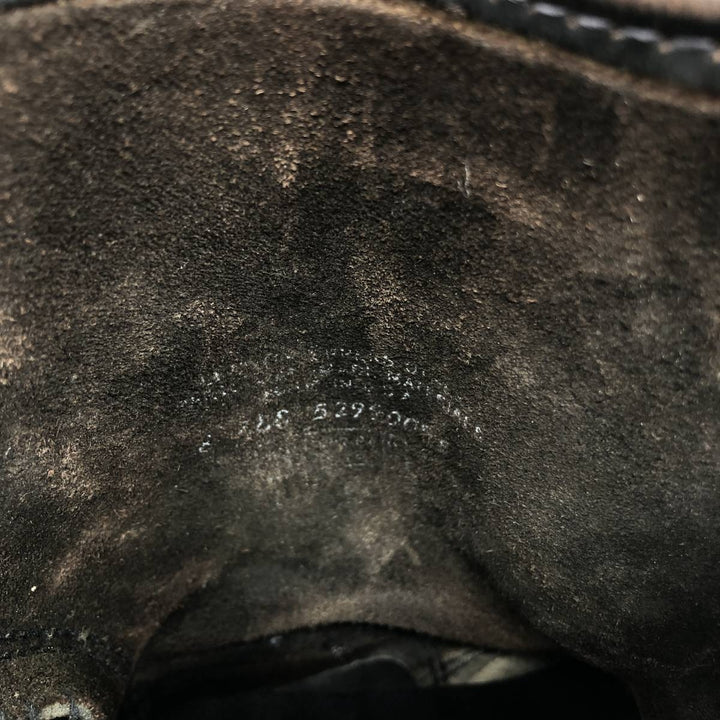 Steel Toe Engineer Boots Women's 23.0cm genuine leather black type Vintage Second Hand