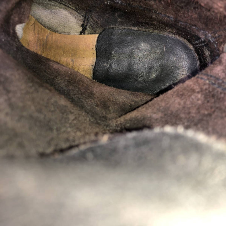 Steel Toe Engineer Boots Women's 23.0cm genuine leather black type Vintage Second Hand