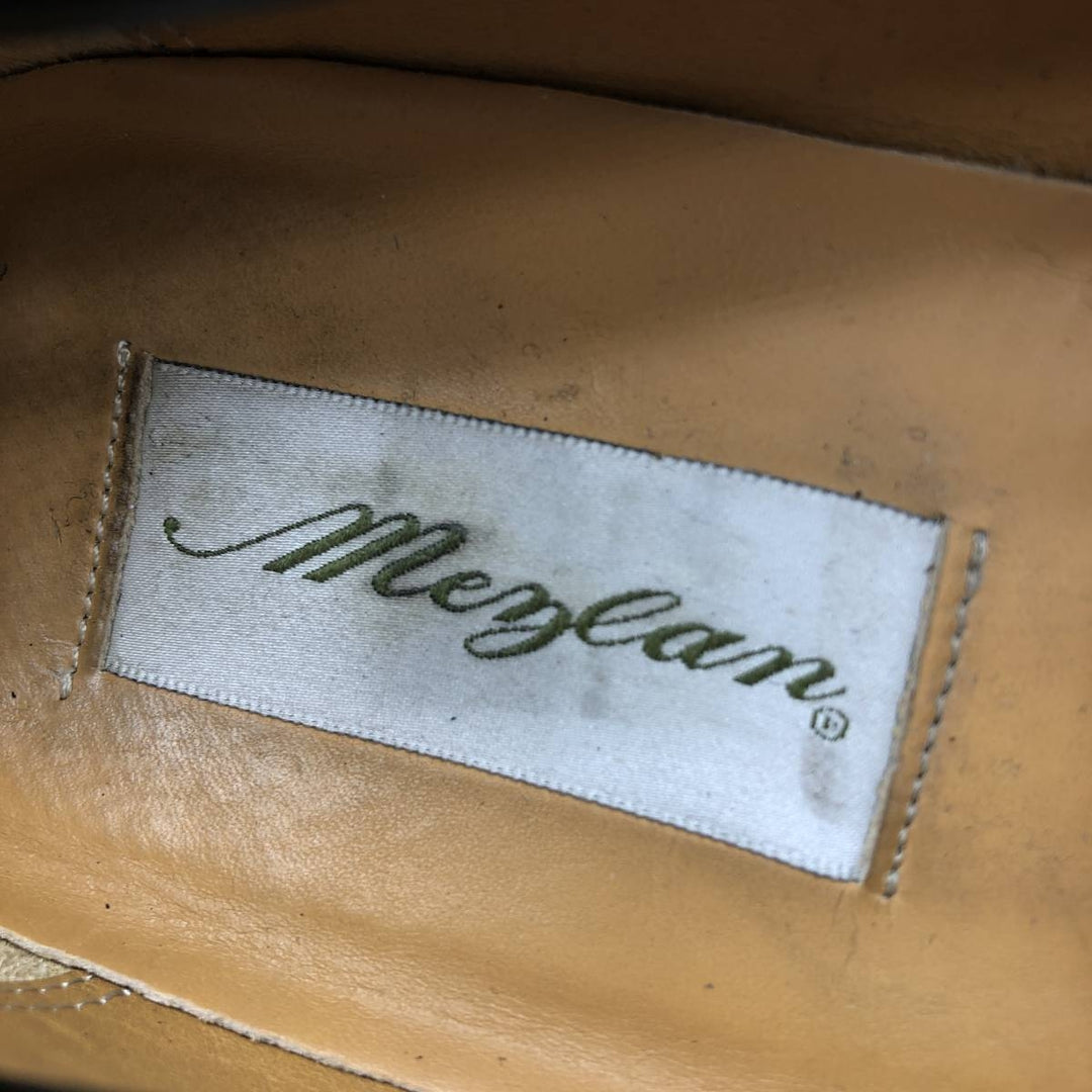 Mezlan Quilted Tassel Loafers, Made in Spain, 9 1/2D, Men's Size 10.8" (saa014561) Men's 27.5cm genuine leather black type Vintage Second Hand