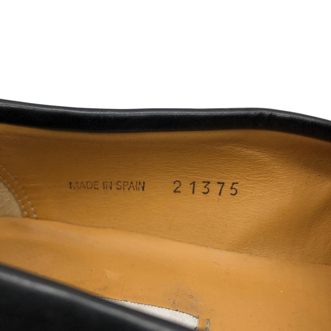 Mezlan Quilted Tassel Loafers, Made in Spain, 9 1/2D, Men's Size 10.8" (saa014561) Men's 27.5cm genuine leather black type Vintage Second Hand