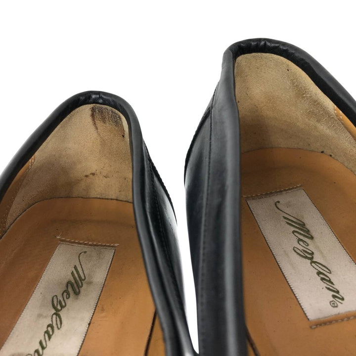 Mezlan Quilted Tassel Loafers, Made in Spain, 9 1/2D, Men's Size 10.8" (saa014561) Men's 27.5cm genuine leather black type Vintage Second Hand