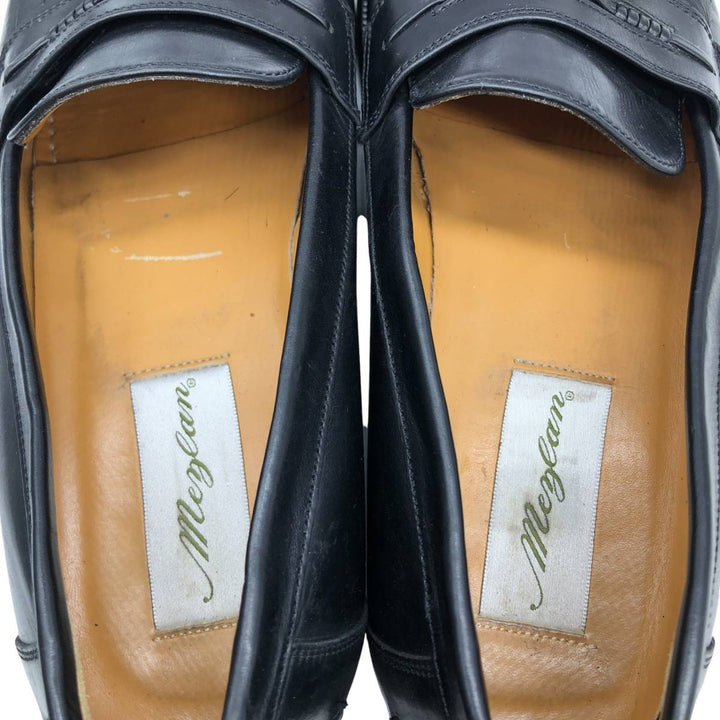 Mezlan Quilted Tassel Loafers, Made in Spain, 9 1/2D, Men's Size 10.8" (saa014561) Men's 27.5cm genuine leather black type Vintage Second Hand