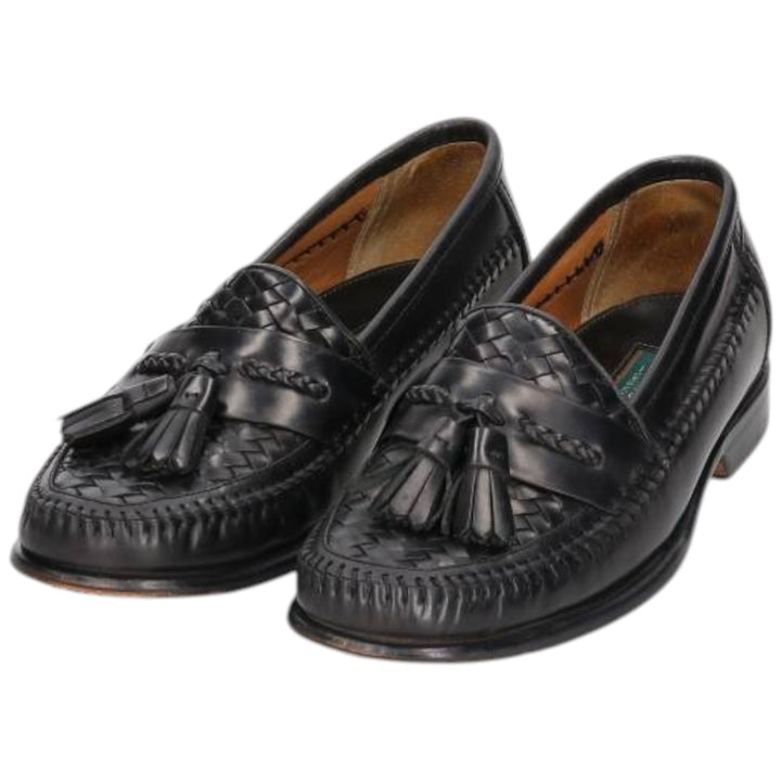 GHBass BASS Braided Tassel Loafers, Made in Brazil, 8D, Men's Size 10.2" (saa014562) Men's 26.0cm genuine leather brown type Vintage Second Hand