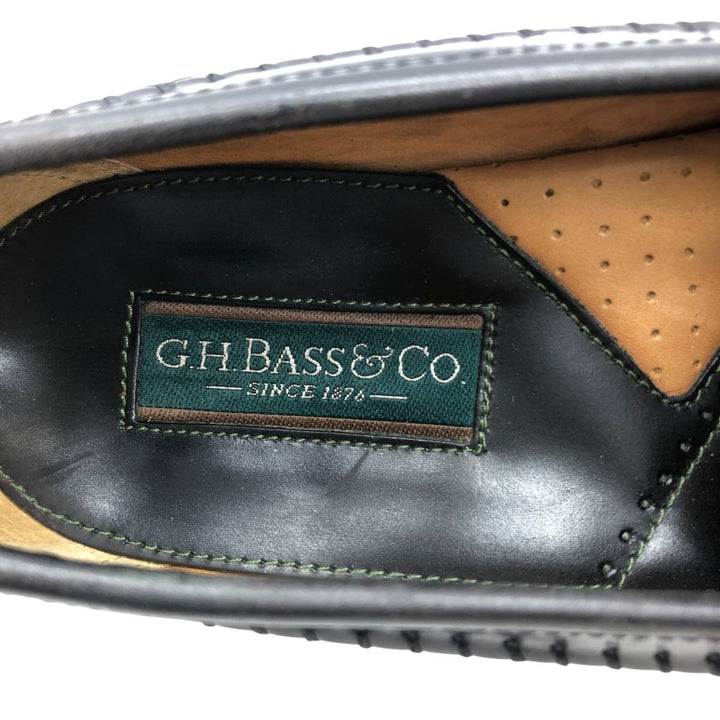 GHBass BASS Braided Tassel Loafers, Made in Brazil, 8D, Men's Size 10.2" (saa014562) Men's 26.0cm genuine leather brown type Vintage Second Hand