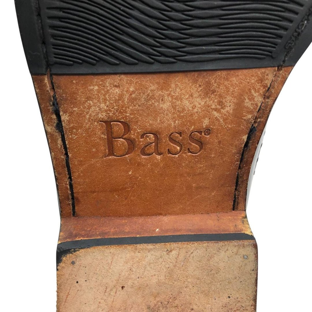 GHBass BASS Braided Tassel Loafers, Made in Brazil, 8D, Men's Size 10.2" (saa014562) Men's 26.0cm genuine leather brown type Vintage Second Hand