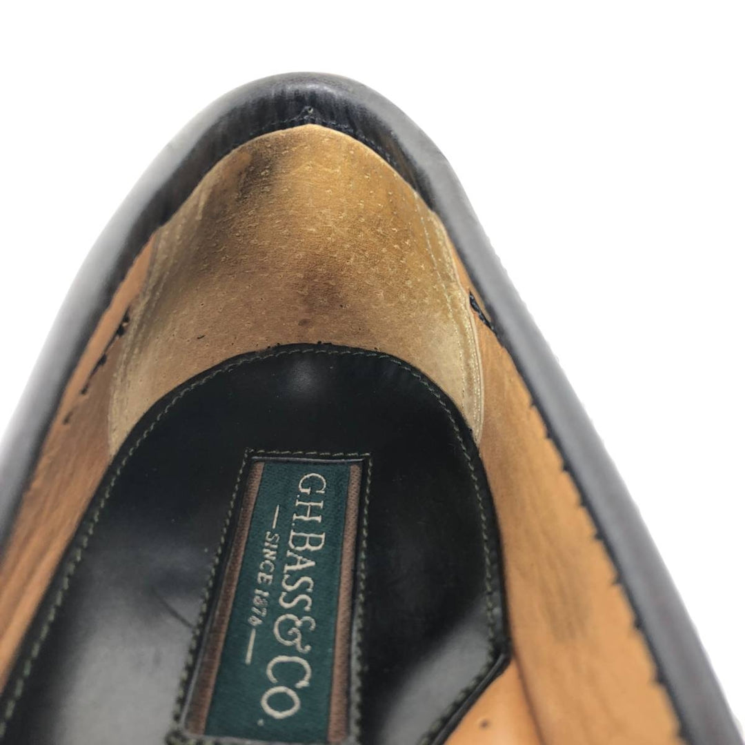 GHBass BASS Braided Tassel Loafers, Made in Brazil, 8D, Men's Size 10.2" (saa014562) Men's 26.0cm genuine leather brown type Vintage Second Hand