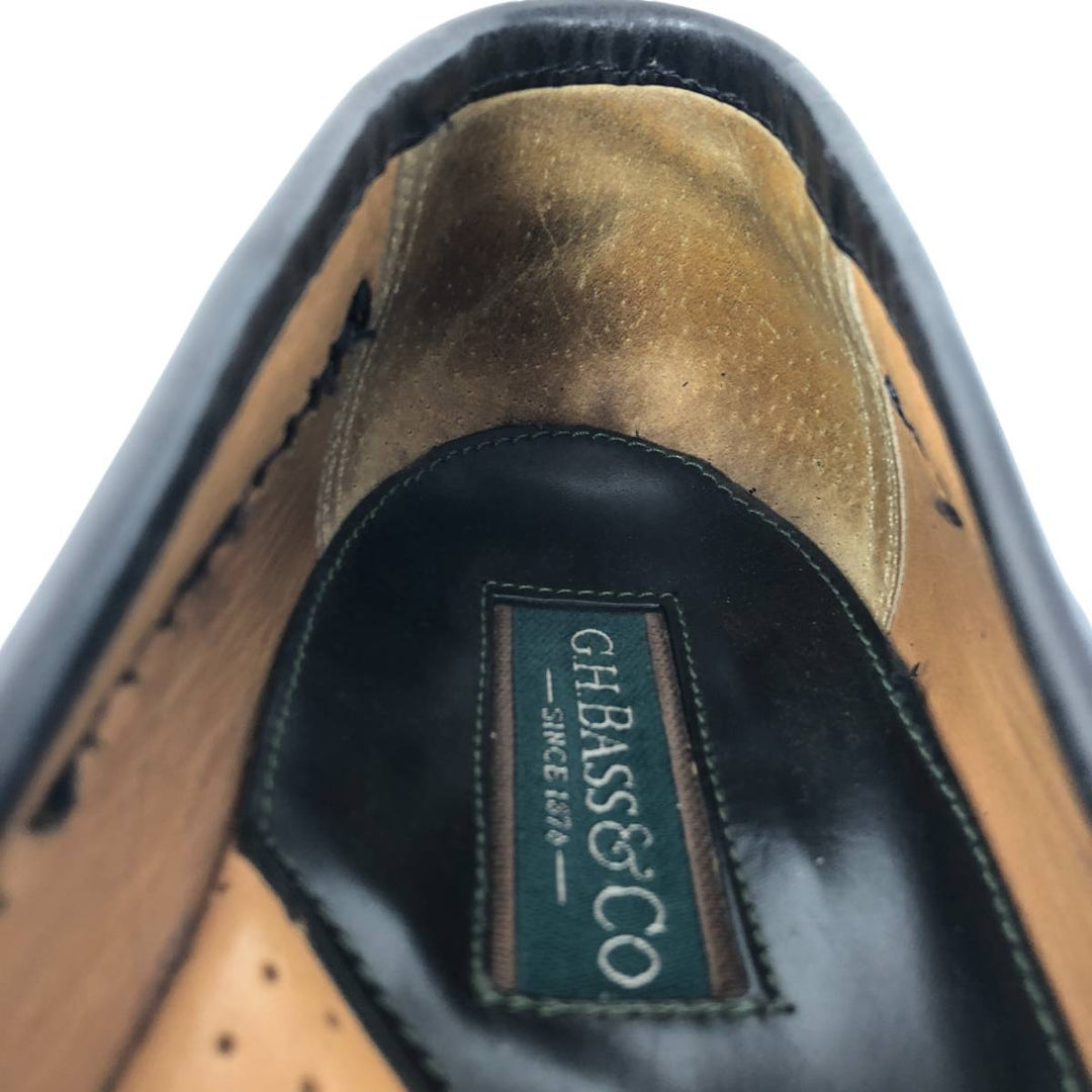 GHBass BASS Braided Tassel Loafers, Made in Brazil, 8D, Men's Size 10.2" (saa014562) Men's 26.0cm genuine leather brown type Vintage Second Hand