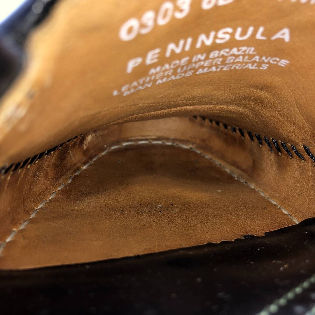 GHBass BASS Braided Tassel Loafers, Made in Brazil, 8D, Men's Size 10.2" (saa014562) Men's 26.0cm genuine leather brown type Vintage Second Hand