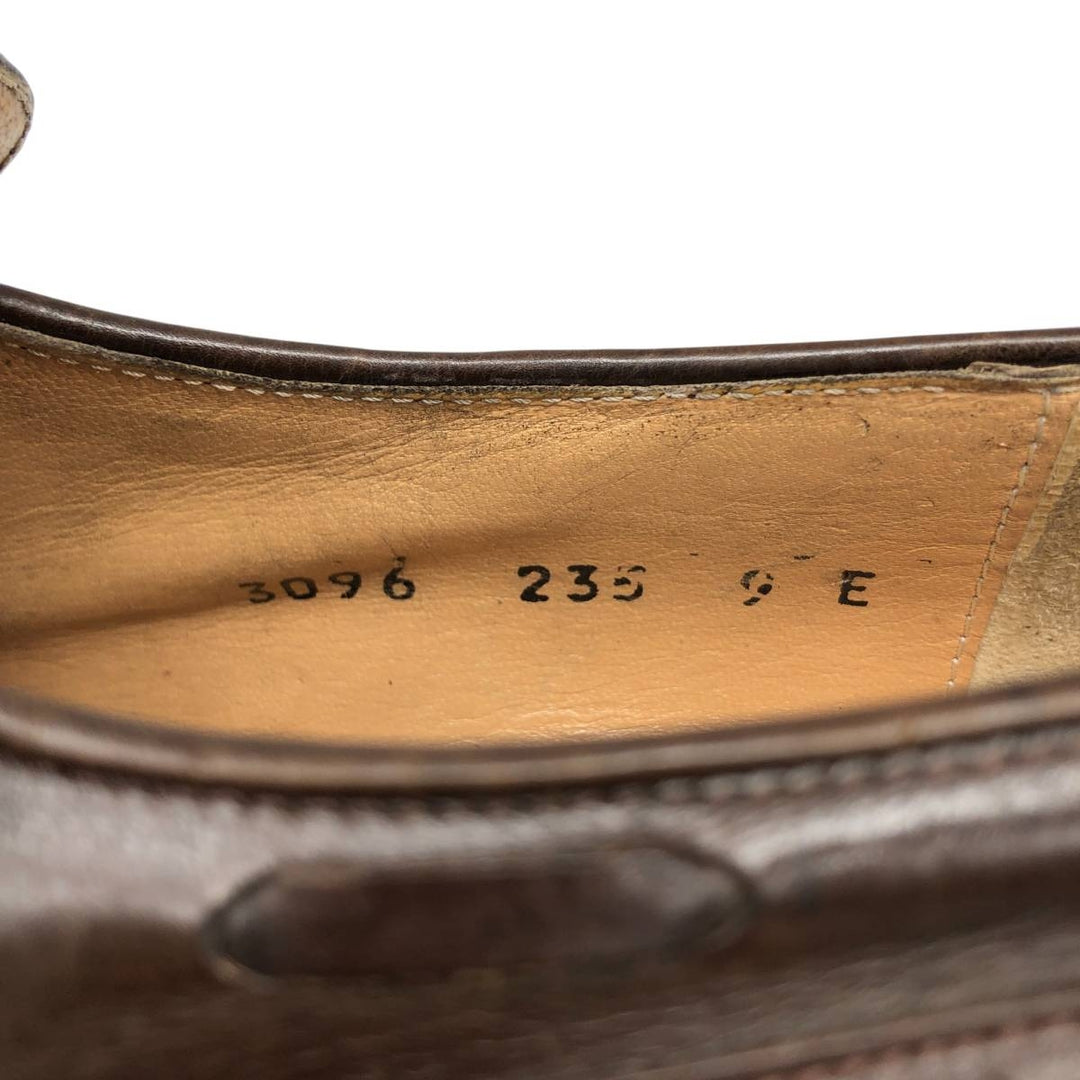 Salvatore Ferragamo Wingtip Tassel Loafers, 9 1/2D, Men's, Size 10.8" /saa014563 Men's 27.5cm genuine leather brown type Vintage Second Hand