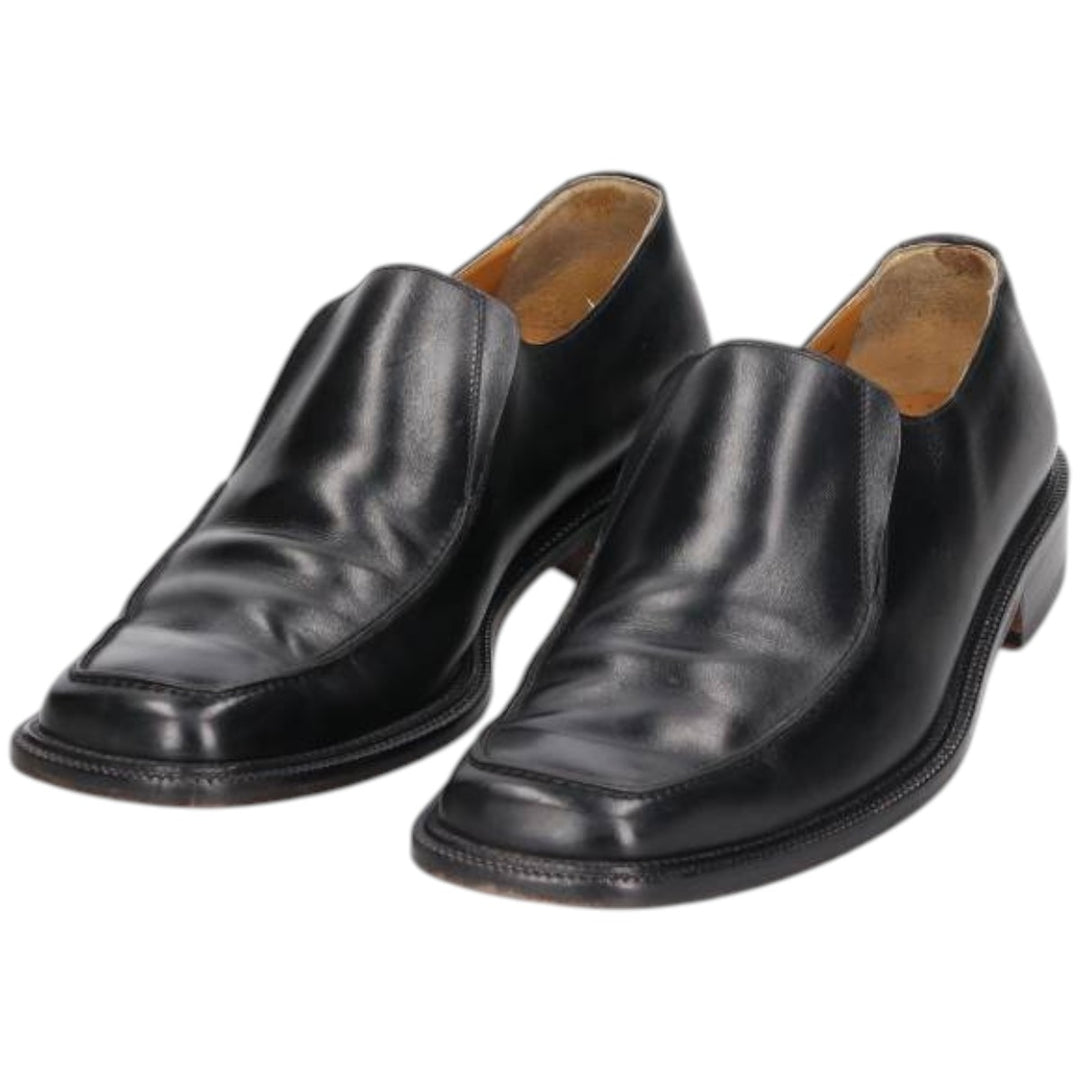 Magnanni Vamp Loafers, Made in Spain, 9M Men's 27.0cm genuine leather black type Vintage Second Hand