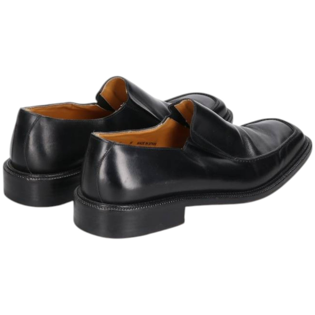 Magnanni Vamp Loafers, Made in Spain, 9M Men's 27.0cm genuine leather black type Vintage Second Hand