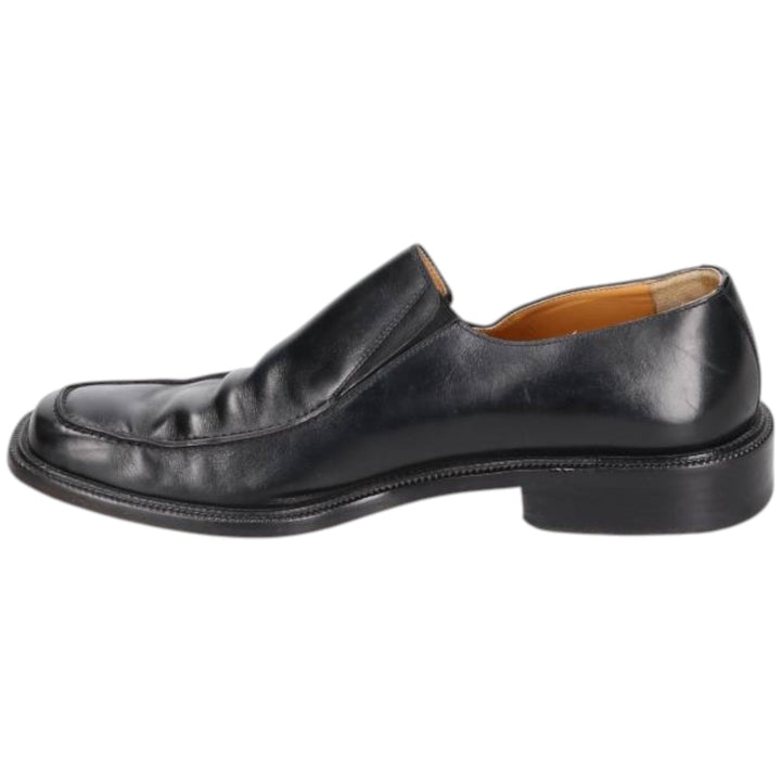 Magnanni Vamp Loafers, Made in Spain, 9M Men's 27.0cm genuine leather black type Vintage Second Hand