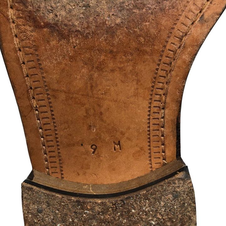 Magnanni Vamp Loafers, Made in Spain, 9M Men's 27.0cm genuine leather black type Vintage Second Hand