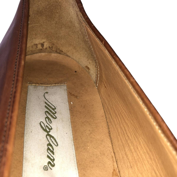 Mezlan Wingtip Full-Brogue Loafers, Made in Spain, Size 8M, Men's, Size 10.4" (saa014567) Men's 26.5cm genuine leather brown type Vintage Second Hand