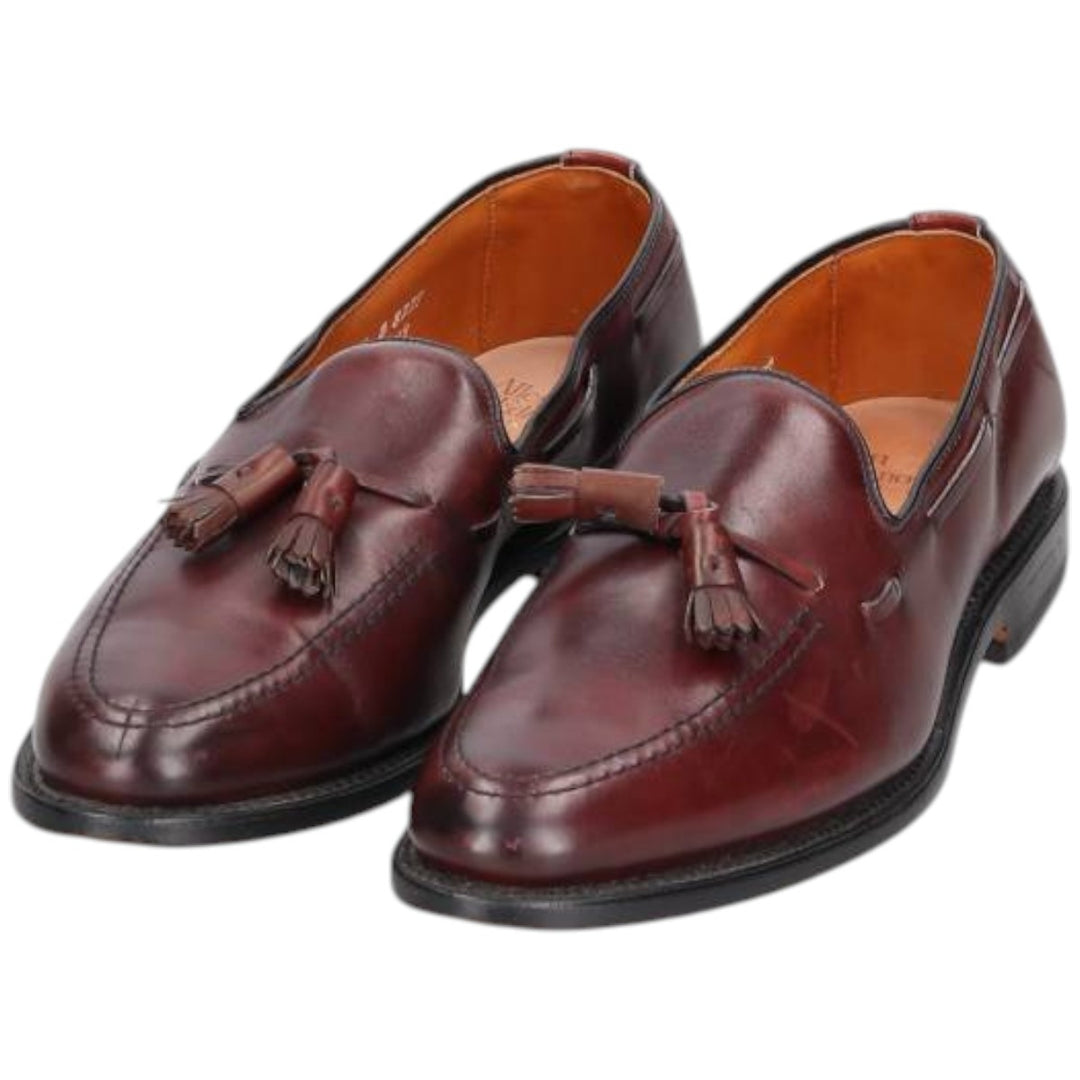 Allen Edmonds Grayson Tassel Loafers, Made in USA, Size 9 1/2B Men's 27.5cm genuine leather brown type Vintage Second Hand