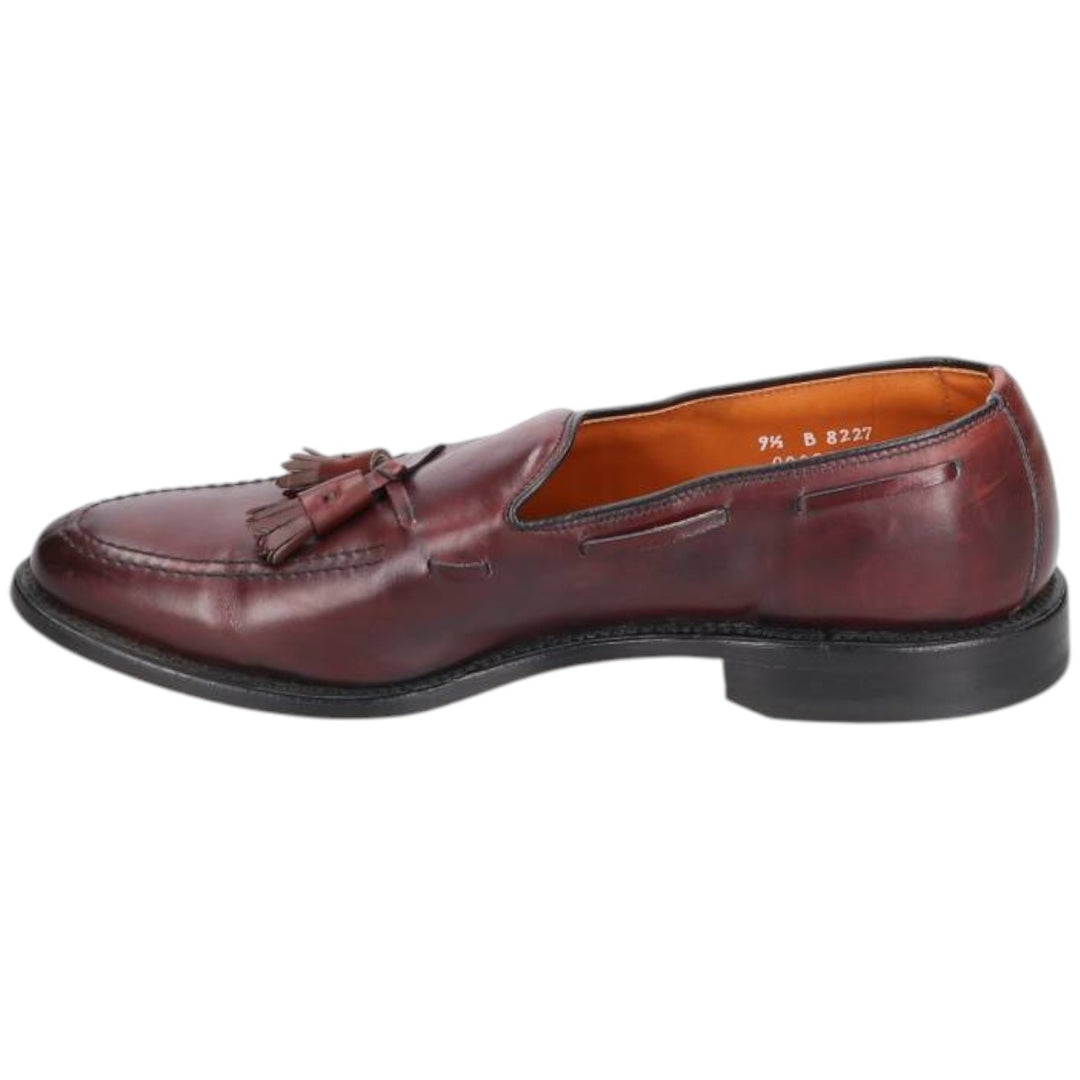 Allen Edmonds Grayson Tassel Loafers, Made in USA, Size 9 1/2B Men's 27.5cm genuine leather brown type Vintage Second Hand