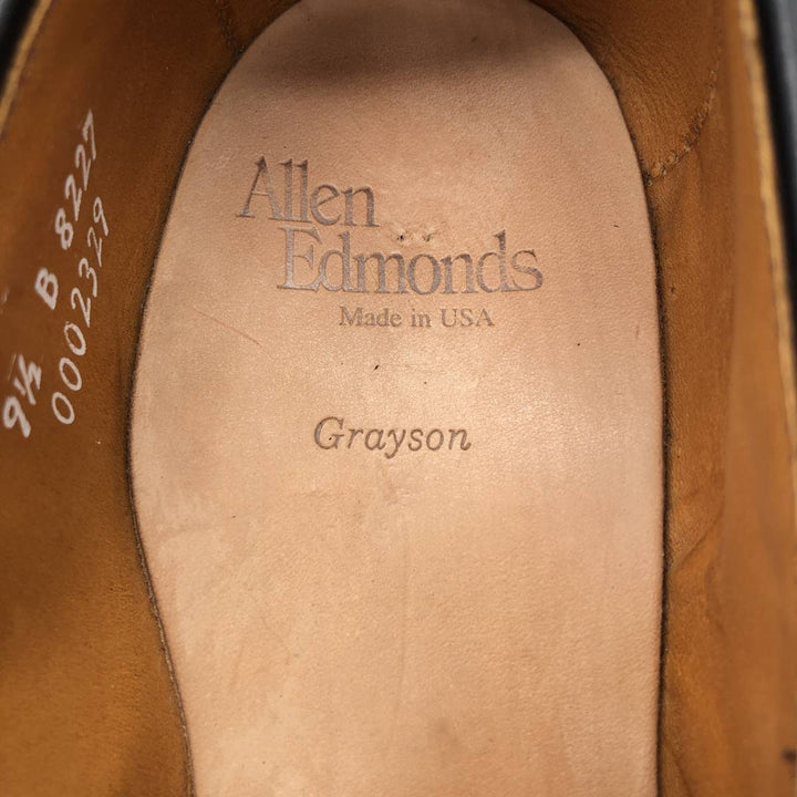 Allen Edmonds Grayson Tassel Loafers, Made in USA, Size 9 1/2B Men's 27.5cm genuine leather brown type Vintage Second Hand
