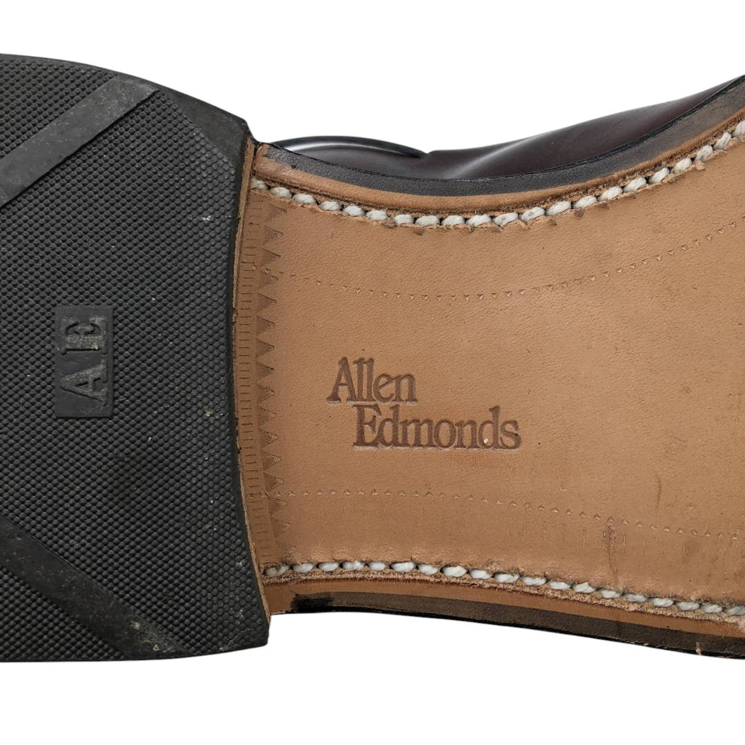 Allen Edmonds Grayson Tassel Loafers, Made in USA, Size 9 1/2B Men's 27.5cm genuine leather brown type Vintage Second Hand