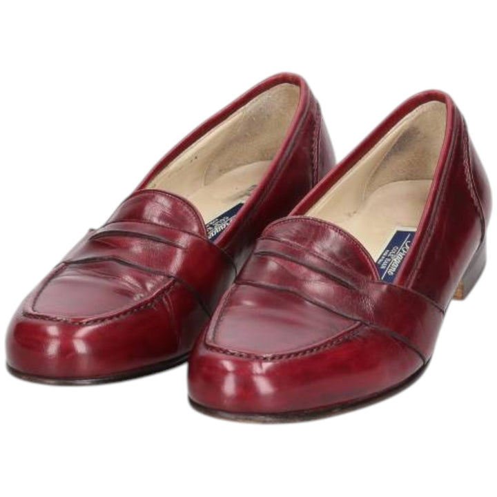 Cole Haan Bragano penny loafers, Made in Italy, Size 9 Men's 27.0cm genuine leather wine-red Vintage Second Hand