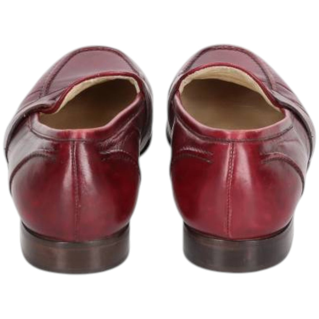 Cole Haan Bragano penny loafers, Made in Italy, Size 9 Men's 27.0cm genuine leather wine-red Vintage Second Hand