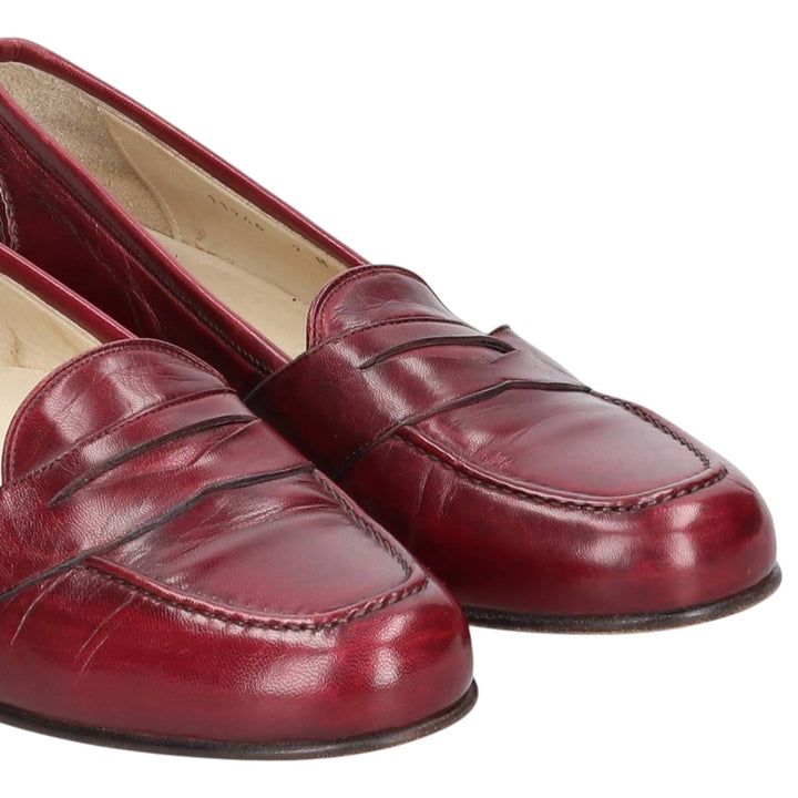 Cole Haan Bragano penny loafers, Made in Italy, Size 9 Men's 27.0cm genuine leather wine-red Vintage Second Hand