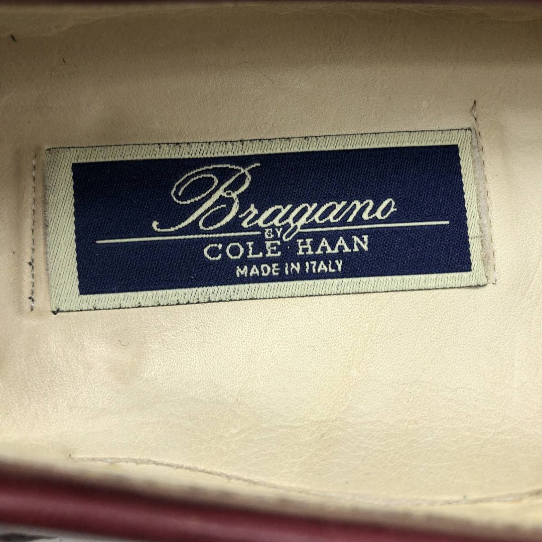Cole Haan Bragano penny loafers, Made in Italy, Size 9 Men's 27.0cm genuine leather wine-red Vintage Second Hand