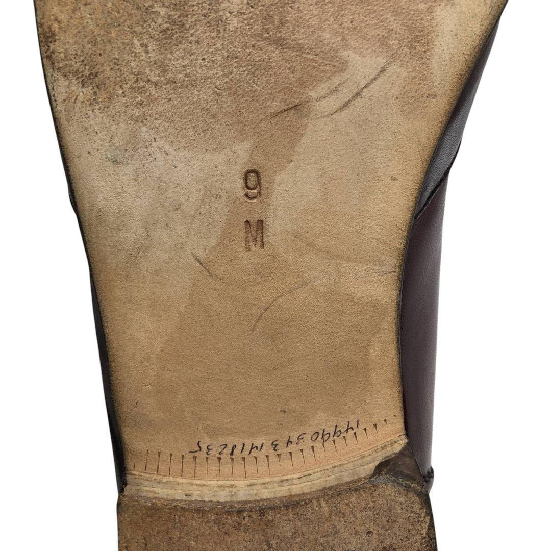 Cole Haan Bragano penny loafers, Made in Italy, Size 9 Men's 27.0cm genuine leather wine-red Vintage Second Hand