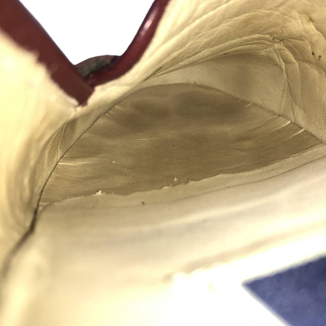 Cole Haan Bragano penny loafers, Made in Italy, Size 9 Men's 27.0cm genuine leather wine-red Vintage Second Hand