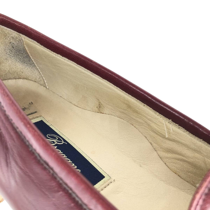 Cole Haan Bragano penny loafers, Made in Italy, Size 9 Men's 27.0cm genuine leather wine-red Vintage Second Hand