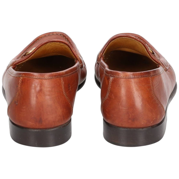 Cole Haan Bit Loafers, Made in Italy, 8 1/2" Wide Men's 26.5cm genuine leather brown type Vintage Second Hand