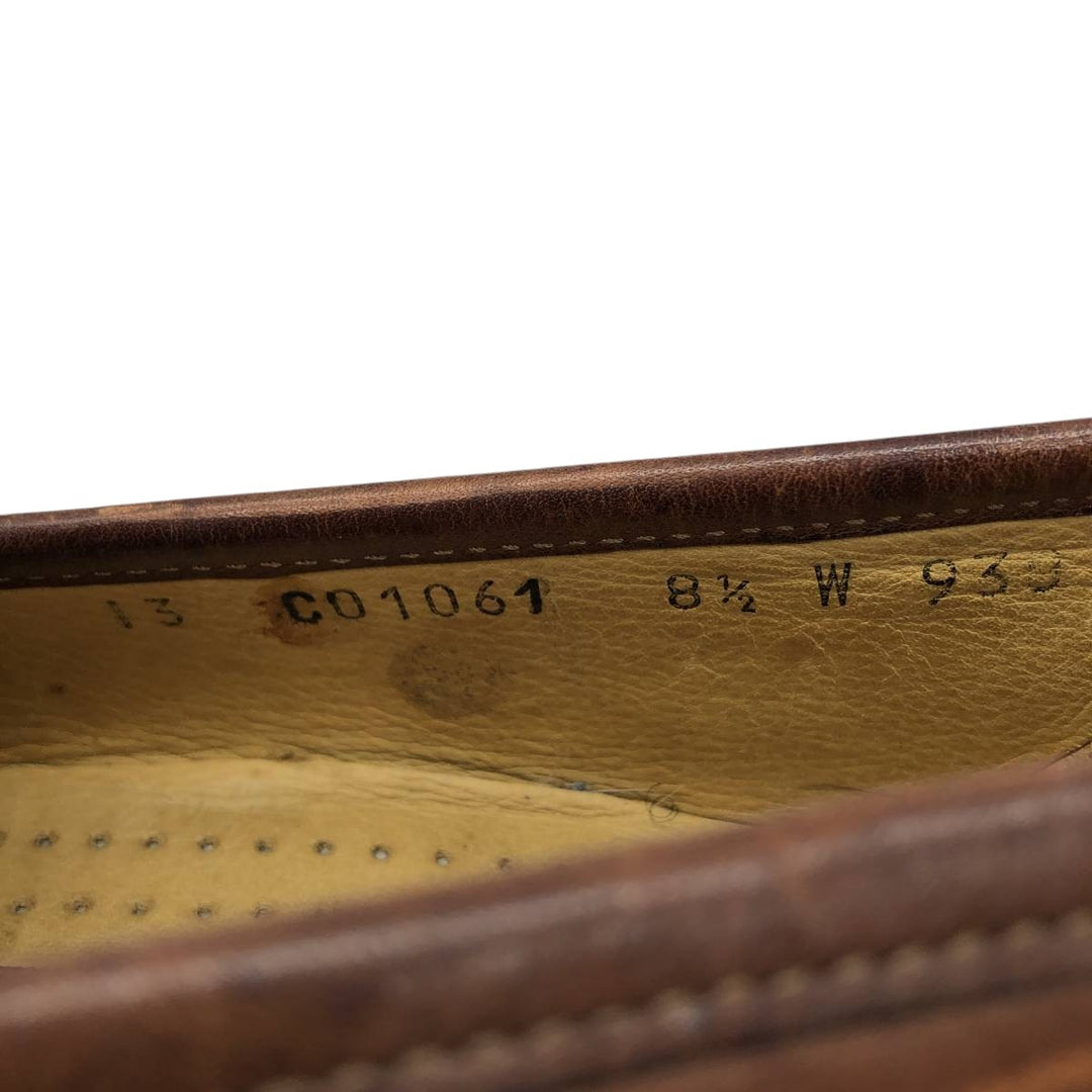 Cole Haan Bit Loafers, Made in Italy, 8 1/2" Wide Men's 26.5cm genuine leather brown type Vintage Second Hand
