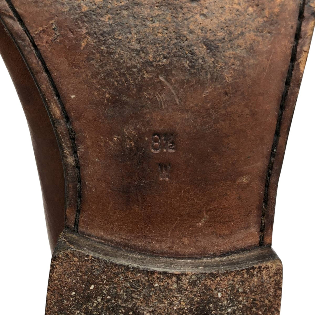 Cole Haan Bit Loafers, Made in Italy, 8 1/2" Wide Men's 26.5cm genuine leather brown type Vintage Second Hand