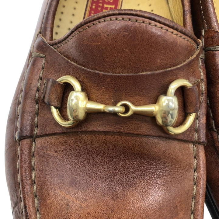 Cole Haan Bit Loafers, Made in Italy, 8 1/2" Wide Men's 26.5cm genuine leather brown type Vintage Second Hand