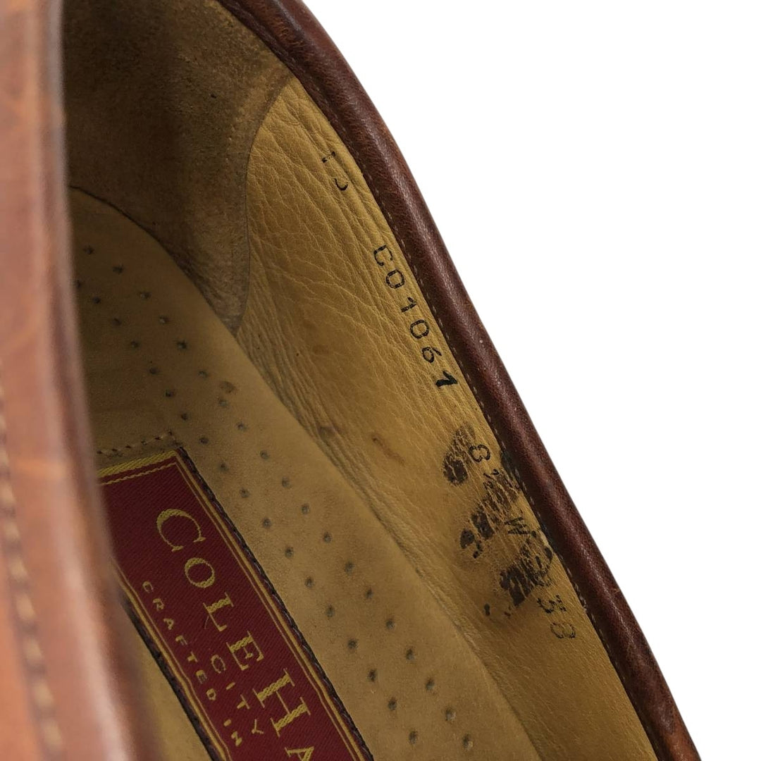 Cole Haan Bit Loafers, Made in Italy, 8 1/2" Wide Men's 26.5cm genuine leather brown type Vintage Second Hand