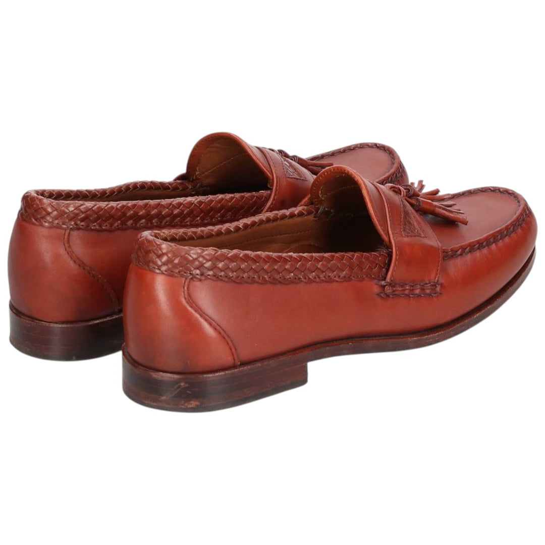 Allen Edmonds Maxfield Braided Tassel Loafers, Made in USA, 10D, Men's Size 11" (saa014573) Men's 28.0cm genuine leather brown type Vintage Second Hand