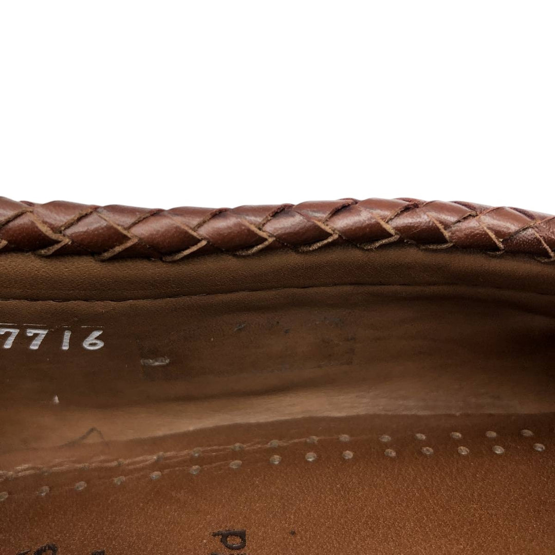 Allen Edmonds Maxfield Braided Tassel Loafers, Made in USA, 10D, Men's Size 11" (saa014573) Men's 28.0cm genuine leather brown type Vintage Second Hand