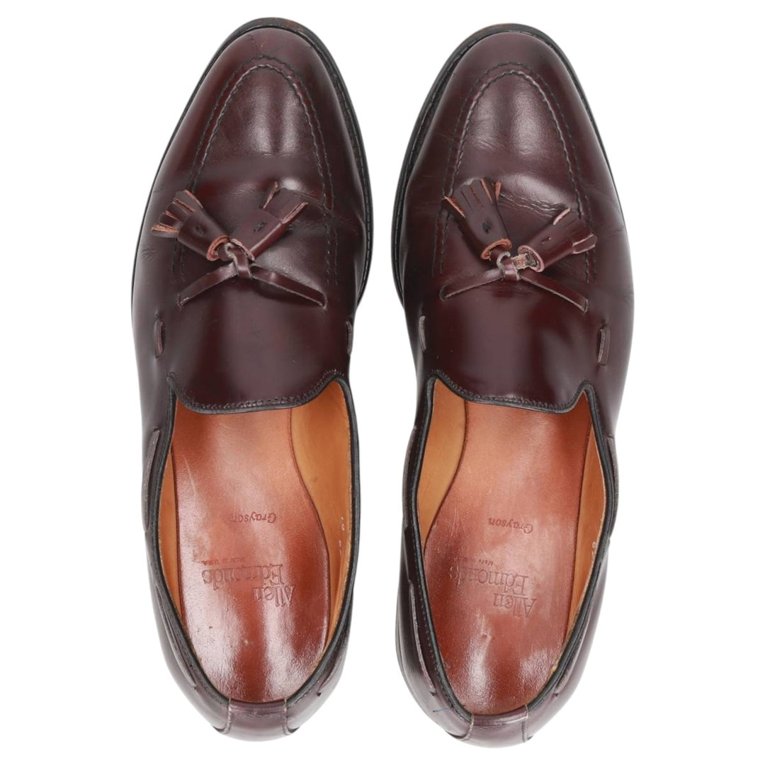 Allen Edmonds Grayson Tassel Loafers, Made in USA, Size 10B Men's 28.0cm genuine leather brown type Vintage Second Hand