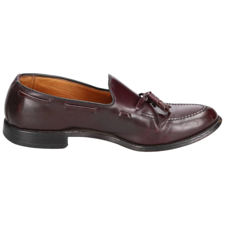 Allen Edmonds Grayson Tassel Loafers, Made in USA, Size 10B Men's 28.0cm genuine leather brown type Vintage Second Hand