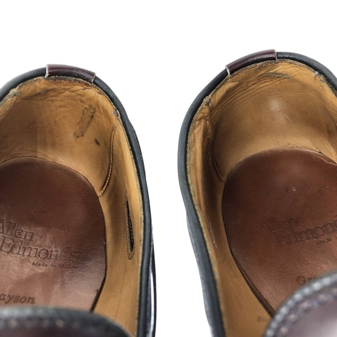 Allen Edmonds Grayson Tassel Loafers, Made in USA, Size 10B Men's 28.0cm genuine leather brown type Vintage Second Hand