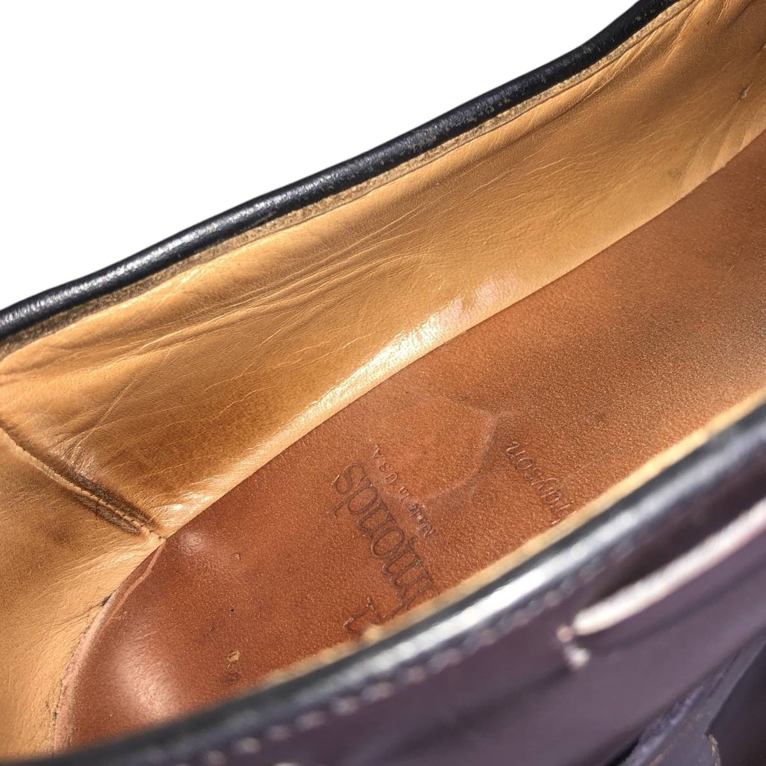 Allen Edmonds Grayson Tassel Loafers, Made in USA, Size 10B Men's 28.0cm genuine leather brown type Vintage Second Hand