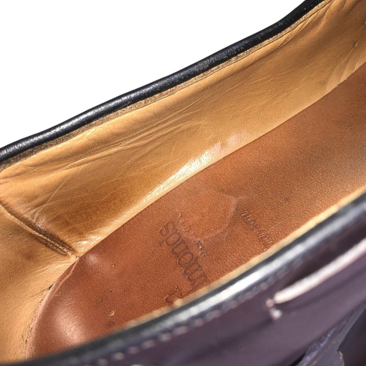 Allen Edmonds Grayson Tassel Loafers, Made in USA, Size 10B Men's 28.0cm genuine leather brown type Vintage Second Hand