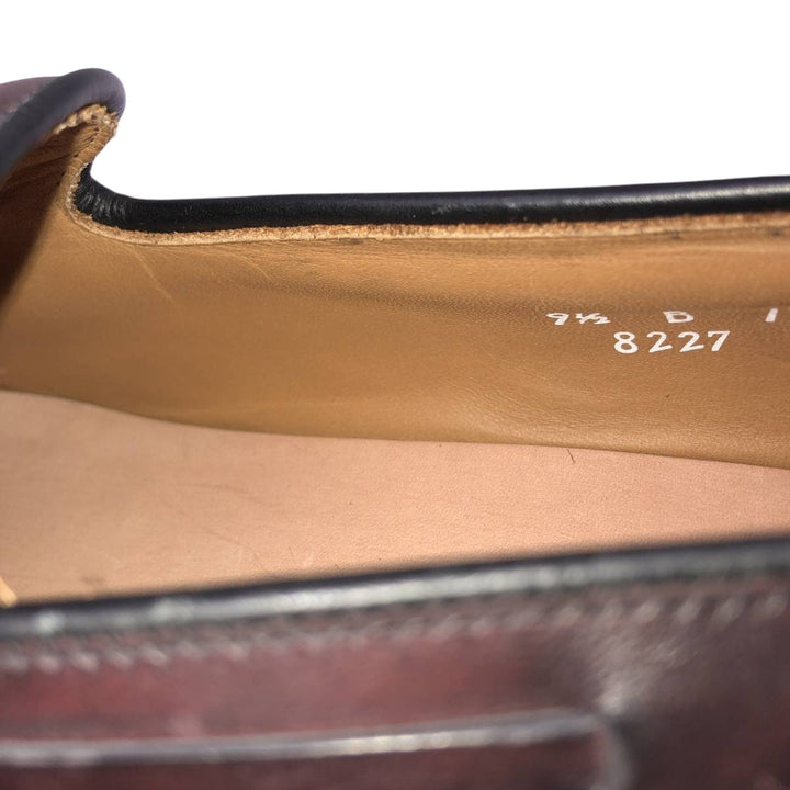 Allen Edmonds Grayson Tassel Loafers, Made in USA, Size 9 1/2B Men's 27.5cm genuine leather brown type Vintage Second Hand